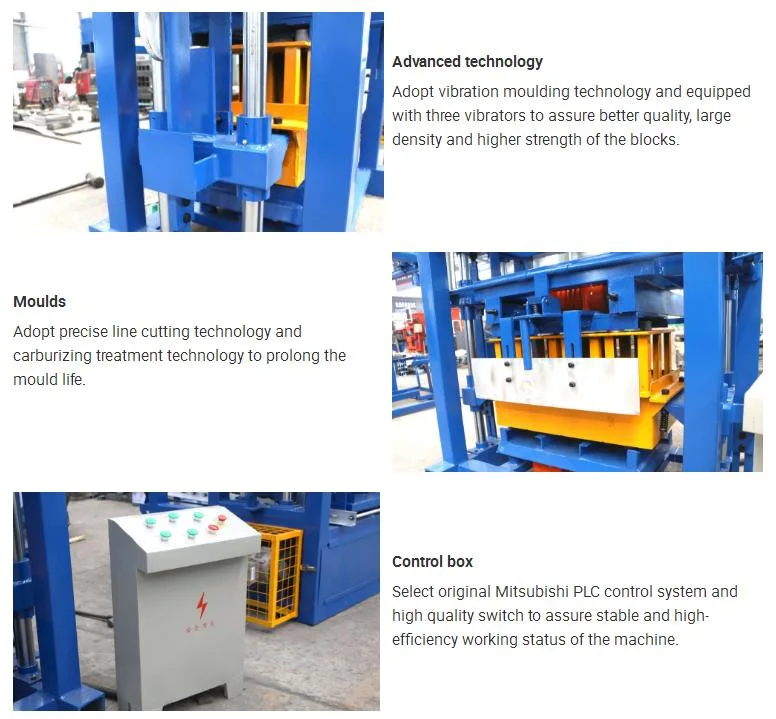 Electric Brick Making Machine Price List Qt40-2 Second Hand Block Making Machines for Sale