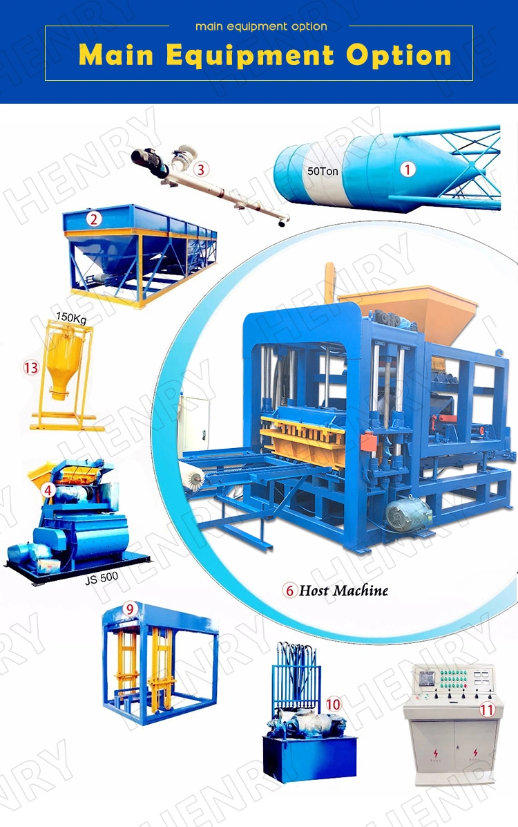 Full Automatic Hydraulic Concrete Hollow Block Making Machine Paver Brick Making Machine