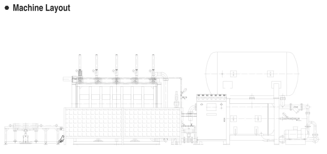 Foam Panel Board Making Electric Styrofoam Block Moulding Machine