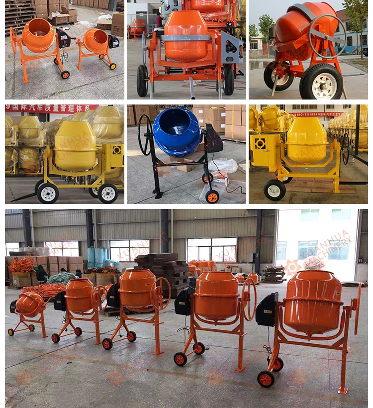 Concrete Mixing Part Machine Price Stone New Cement Lift Motor Mixer for Sale